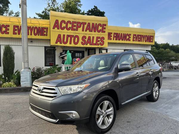$2,000 DE CUOTA INICIAL *2012 *Toyota* *Highlander *Limited - $2,000 (3044 E PEACHTREE ST LITHIA SPRINGS 30122)63620369190529120