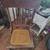 Antique oak rocking chair cane seat 1 thumbnail