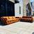 Mid Century Velour Loveseat 9 thumbnail
