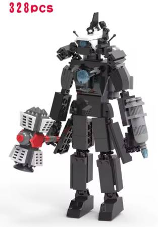 [New] Toilet Figures Building Blocks, Camerman, Speakman Figures Toys 1