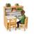 Lakeshore Kids Desk Classic Birch Space-Saver Writing Center and Chair 5 thumbnail