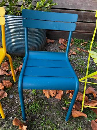 Child Fermob Chair (Acapulco Blue Color) 1