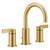 Two-Handle Brushed Gold Bathroom Faucet by Moen 9 thumbnail