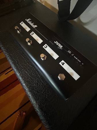 Marshall JVM4 ギター用4chフットスイッチ 純正 Marshall JVM 4 Button Footswitch - musical instruments - by owner