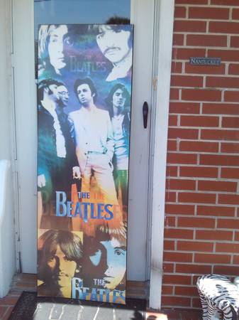 Rare Beatles Poster professionally mounted. Five feet high 1