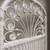 3 panel Peacock MCM Wicker Folding Privacy Screen 72” H 4 thumbnail