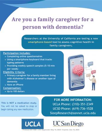 Family Caregiver Research Study 1