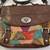 Fossil 1954 Live Vtg Maddox Colorful Patchwork Satchel Leather Handbag 1 thumbnail