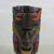 Aztec Mayan Hand Crafted Wooden Folk Art Totem Pole Sculpture 11 1/2" 2 thumbnail