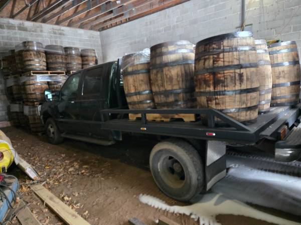 Bourbon rain barrels 1