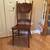 Oak pressed back chair 1 thumbnail
