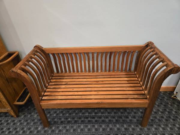 Antique entry bench 1