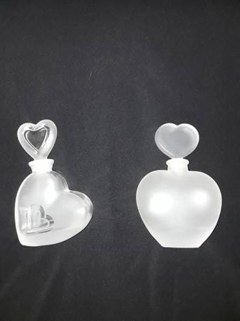 Heart shaped glass Bottles 1