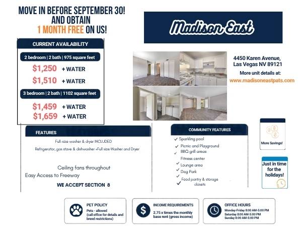 🌟🏡 Spacious 2BR/2BA — $1,250! 1