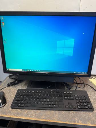 Complete System HP Mini i5 @2ghz 256gb SSD Drive 22"  Windows 10 Pro 1