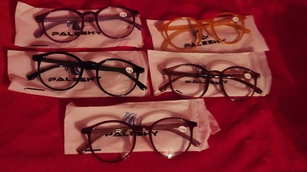 Set 5: Multi-Colored Reading Glasses, 2.50 1