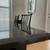 Elegant Black Granite Dining Table Set 4 thumbnail
