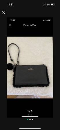 Authentic vintage Coach wristlet 1