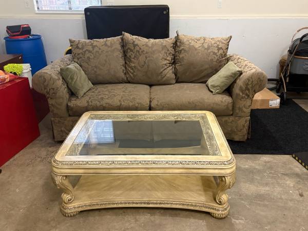 Couch and coffee table 1