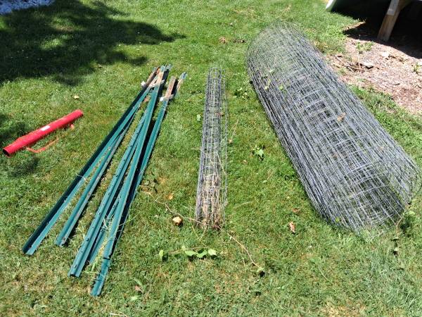 Posts, post driver, wire fencing 1