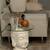 Buddha Head Garden Stool w/ Glass Top – Also Works as Side Table 1 thumbnail