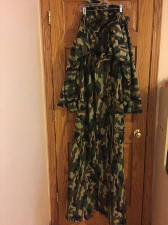 Camouflage Blanket Robe Adult - $8 (Bay View)63471071923587120