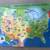 USA map puzzle 2 layers wood 1 thumbnail