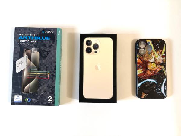 iPhone - iPhone 13 Pro 128GB ゴールド Apple Care+ Apple iPhone 13 Pro 128GB Gold Unlocked Renewed Premium A-Grade