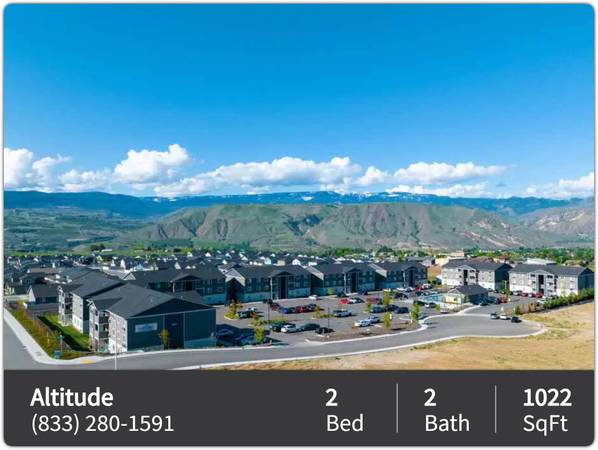 $1,895 / 2br - 1022ft2 - A Wenatchee gem! 2 bed, 2 bath in the city's best spot. (Wenatchee - Apple Capital Recreation Loop Trail)63922933027458121