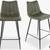 $449 Modern Counter Stools Vegan Leather New in Box 1 thumbnail
