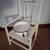 Antique Child's Potty Chair with a nice original porcelain pan 2 thumbnail