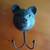 Wood Carved Bear Hook 1 thumbnail