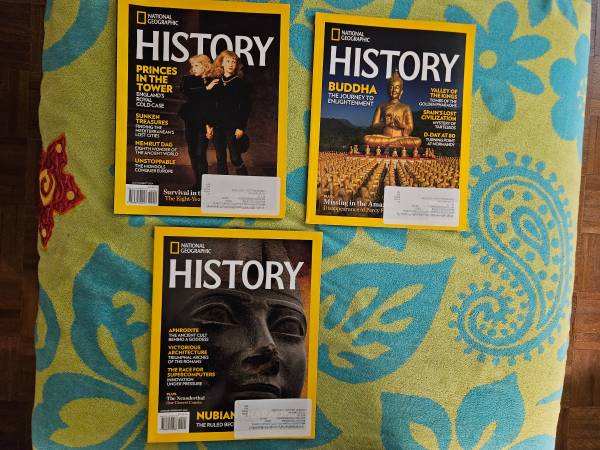 NATIONAL GEOGRAPHIC HISTORY - 3 RECENT 1