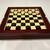 Lovely Complete Wooden Chess/Checkers In a Rosewood Casing 11 thumbnail