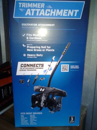 Tiller Attachment Fits Most Brands Attachment-Capable String Trimmers 1