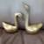 Brass antique swans 2 thumbnail
