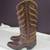 Tony Lama Cowboy Boots, Vintage 1978, Choc Brown, 5 1/2 B, Run Large 4 thumbnail