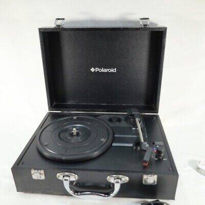 Polaroid Portable Turntable Briefcase Vinyl And Bluetooth Devices 1