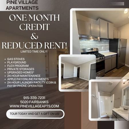 💲 BIGGEST SAVINGS DEAL! 1 MONTH FREE + LOWER RENT FOR THE LONG HAUL! 1