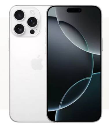 iPhone 16 Pro Max 256 GB, Unlocked Titanium White 1