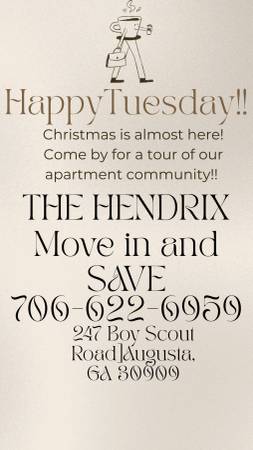 Call us at The Hendrix! 1