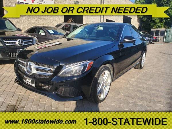 2015 Mercedes-Benz C 300 4MATIC AWD C 300 4MATIC 4dr Sedan SIN TRABAJO NI VERIFICACIÓN DE CRÉDITO - $13,999 (+ 1-800-STATEWIDE)63613744505347122