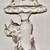 Cat Design 12 1/2" Votive Candle Ceramic. 4 thumbnail