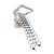 White Attic Pull Down Ceiling Ladder Stairs #022408 3 thumbnail