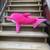 Kids Jumbo 36" Pink Dolphin Plush Stuffed Animal - Like New 2 thumbnail