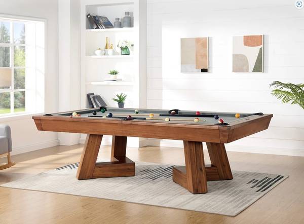 8ft Imperial Aris Pool Table - Walnut Finish 1