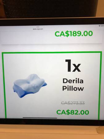 Cervical ergonomie pillow 1