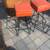 (3) Atomic Modern Frederick Weinberg style bar stools A76 2 thumbnail