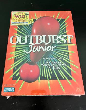NEW OUTBURST JUNIOR Board Game 1999 SEALED 1