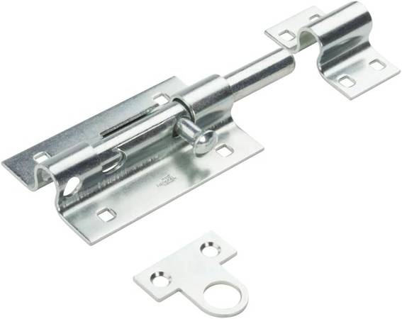 5" Extra Heavy Barrel Bolt Zinc plated National Hardware N151-118 V832 1